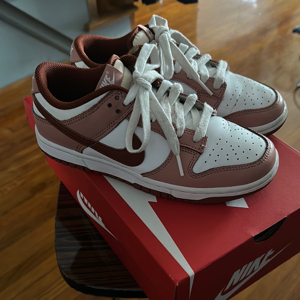 Nike Dunk Low in Chocolate and White